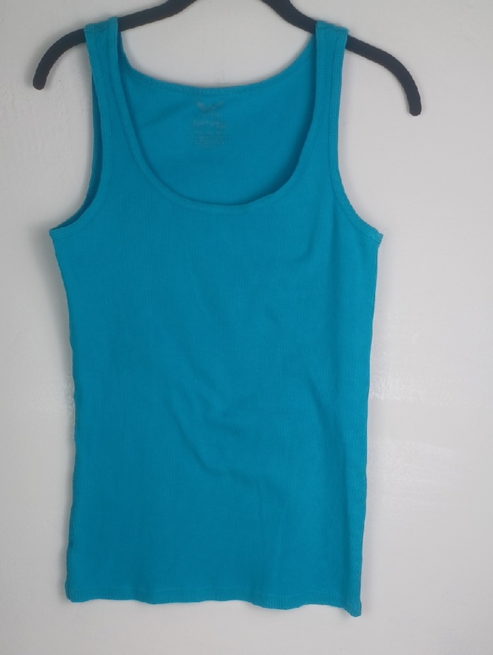 Faded Glory Turquoise Ribbed Tank Top XXL Like New!